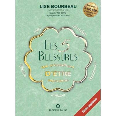 Bourbeau, Lise Les 5 blessures qui empêchent d'être soi-même - Publicité Bourbeau, Lise Les 5 blessures qui empêchent d'être soi-même - Publicité