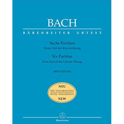 Bach Js Partitas (6) BWV 825-830 Doigtés Schirmer --- Piano - Publicité Bach Js Partitas (6) BWV 825-830 Doigtés Schirmer --- Piano - Publicité