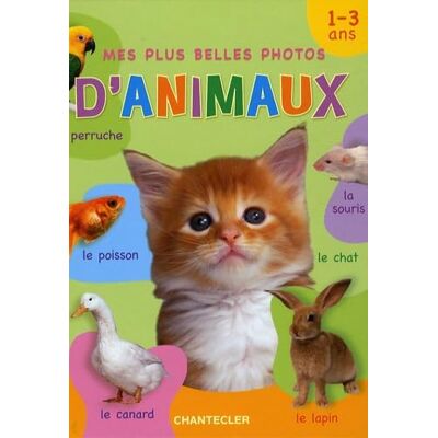 Chantecler Mes plus belles photos d'animaux: 1-3 Ans - Publicité Chantecler Mes plus belles photos d'animaux: 1-3 Ans - Publicité