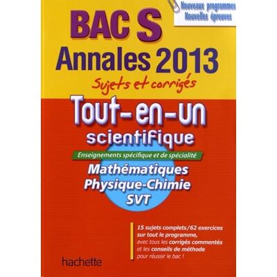 Collectif Tout-en-un scientifique Bac S: Maths, Physique-Chimie, SVT - Publicité Collectif Tout-en-un scientifique Bac S: Maths, Physique-Chimie, SVT - Publicité