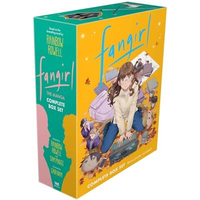Rowell, Rainbow Fangirl: The Manga Complete Box Set: Includes volumes 1-4, with poster - Publicité Rowell, Rainbow Fangirl: The Manga Complete Box Set: Includes volumes 1-4, with poster - Publicité