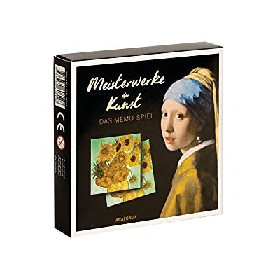 ANACONDA Meisterwerke der Kunst: Memo-Spiel mit 40 Spielkarten im Spielkarton - Publicité ANACONDA Meisterwerke der Kunst: Memo-Spiel mit 40 Spielkarten im Spielkarton - Publicité