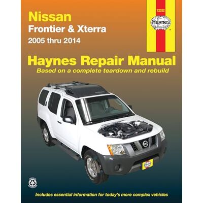 Haynes Nissan Frontier & Xterra 2005 Thru 2014 Automotive Repair Manual: Models Covered: Frontier Pick-Ups 2005-2014 / Xterra 2005 Through 2014 / Two- and- Four Wheel Drive Models - Publicité Haynes Nissan Frontier & Xterra 2005 Thru 2014 Automotive Repair Manual: Models Covered: Frontier Pick-Ups 2005-2014 / Xterra 2005 Through 2014 / Two- and- Four Wheel Drive Models - Publicité