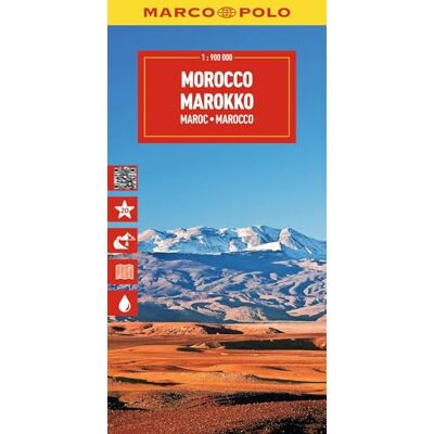 Morocco Marco Polo Map - Publicité Morocco Marco Polo Map - Publicité
