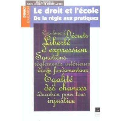 PUR DROIT ET L ECOLE - Publicité PUR DROIT ET L ECOLE - Publicité