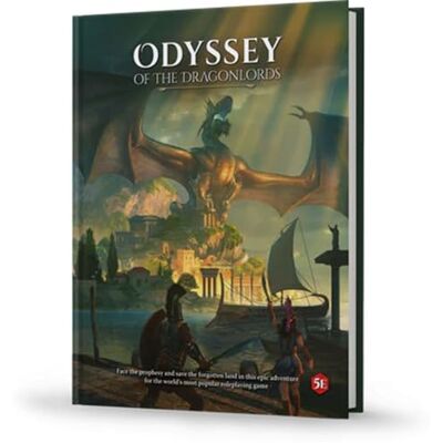 Modiphius Entertainment Odyssey of The Dragonlords: Hardcover Adventure Book Role Playing Game English - Publicité Modiphius Entertainment Odyssey of The Dragonlords: Hardcover Adventure Book Role Playing Game English - Publicité