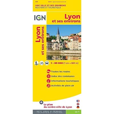 Ign 88403 Lyon et ses environs - Publicité Ign 88403 Lyon et ses environs - Publicité