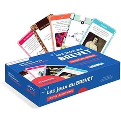 Collectif Les Jeux du Brevet Toutes les matières: 200 cartes, 10 principes de jeu + 1 livret pédagogique - Publicité Collectif Les Jeux du Brevet Toutes les matières: 200 cartes, 10 principes de jeu + 1 livret pédagogique - Publicité
