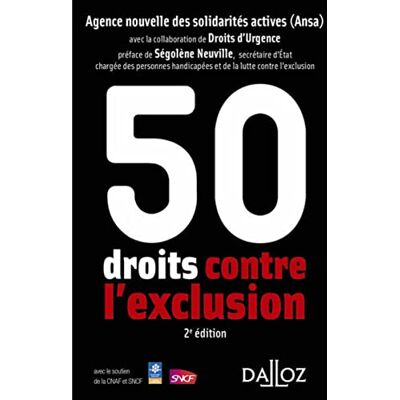 Ansa 50 droits contre l'exclusion. 2e éd. Publicité Ansa 50 droits contre l'exclusion. 2e éd. Publicité