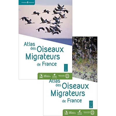 Collectif Atlas des Oiseaux Migrateurs de France (2 volumes) - Publicité Collectif Atlas des Oiseaux Migrateurs de France (2 volumes) - Publicité