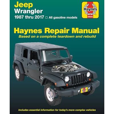 Haynes Jeep Wrangler 1987-2017: Does Not Include Information Specific to Diesel Models - Publicité Haynes Jeep Wrangler 1987-2017: Does Not Include Information Specific to Diesel Models - Publicité