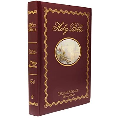 Kinkade, Thomas NKJV, Lighting the Way Home Family Bible, Hardcover, Red Letter: Holy Bible, New King James Version - Publicité Kinkade, Thomas NKJV, Lighting the Way Home Family Bible, Hardcover, Red Letter: Holy Bible, New King James Version - Publicité