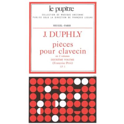 Duphly, Jacques (com Jacques duphly: pieces pour clavecin vol.2 (lp1) (harpsichord solo) - Publicité Duphly, Jacques (com Jacques duphly: pieces pour clavecin vol.2 (lp1) (harpsichord solo) - Publicité