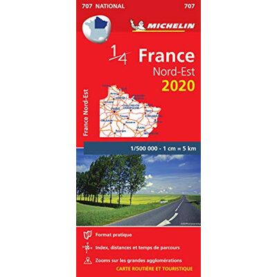 Michelin CN 707 FRANCE NORD-EST 2020 - Publicité Michelin CN 707 FRANCE NORD-EST 2020 - Publicité