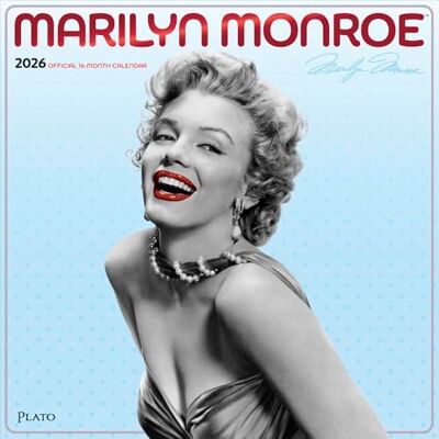 Marilyn Monroe OFFICIAL 2026 12 x 24 Inch (Hanging) Monthly Square Wall Calendar Foil Stamped Cover - Publicité Marilyn Monroe OFFICIAL 2026 12 x 24 Inch (Hanging) Monthly Square Wall Calendar Foil Stamped Cover - Publicité
