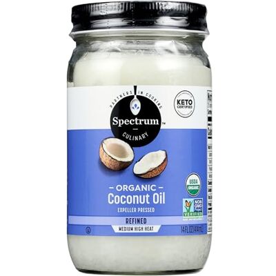 Spectrum Organic Coconut Oil 14 Oz. Publicité Spectrum Organic Coconut Oil 14 Oz. Publicité