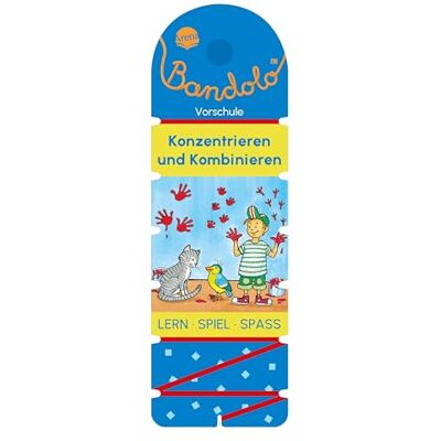 Barnhusen, Friederike Bandolo. Konzentrieren und Kombinieren: Lernspiel mit Lösungskontrolle für Kinder ab 5 Jahren - Publicité Barnhusen, Friederike Bandolo. Konzentrieren und Kombinieren: Lernspiel mit Lösungskontrolle für Kinder ab 5 Jahren - Publicité