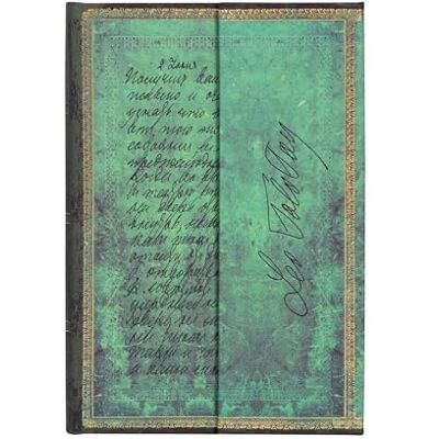 Paperblanks Carnets à Couverture Rigide Tolstoy, Lettre de Paix Ligné Mini (100 × 140 mm) - Publicité Paperblanks Carnets à Couverture Rigide Tolstoy, Lettre de Paix Ligné Mini (100 × 140 mm) - Publicité