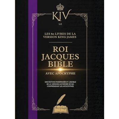 Anonymous Bible Du Roi Jacques De 1611 Avec Les Apocryphes: Les 80 Livres De La Version King James (Traduit) - Publicité Anonymous Bible Du Roi Jacques De 1611 Avec Les Apocryphes: Les 80 Livres De La Version King James (Traduit) - Publicité