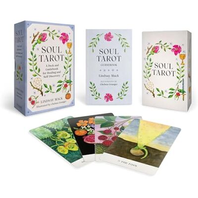 Mack, Lindsay Soul Tarot: A Deck and Guidebook for Healing and Self-Discovery - Publicité Mack, Lindsay Soul Tarot: A Deck and Guidebook for Healing and Self-Discovery - Publicité