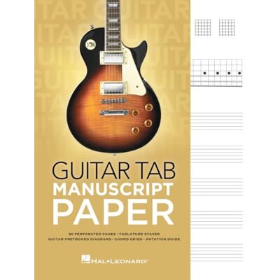 Guitar Tab Manuscript Paper - Publicité Guitar Tab Manuscript Paper - Publicité