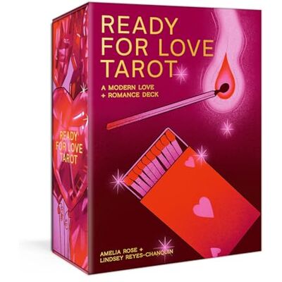 Rose, Amelia Ready for Love Tarot: A 78-card Deck and Guidebook. a Modern Love and Romance Deck - Publicité Rose, Amelia Ready for Love Tarot: A 78-card Deck and Guidebook. a Modern Love and Romance Deck - Publicité