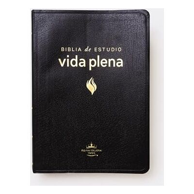 Zondervan RVR60, Biblia de Estudio de la vida plena, Leather-Look, Negro, con Índice - Publicité Zondervan RVR60, Biblia de Estudio de la vida plena, Leather-Look, Negro, con Índice - Publicité