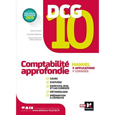 Le Manh, Anne DCG 10 Comptabilité approfondie -Manuel et applications - Publicité Le Manh, Anne DCG 10 Comptabilité approfondie -Manuel et applications - Publicité