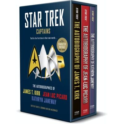 Mccormack, Una Star Trek Captains: The Autobiographies of James T. Kirk, Jean Luc Picard, Kathryn Janeway - Publicité Mccormack, Una Star Trek Captains: The Autobiographies of James T. Kirk, Jean Luc Picard, Kathryn Janeway - Publicité