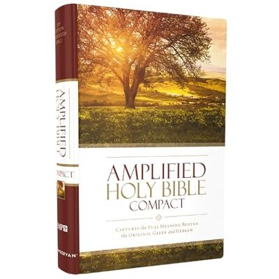 Zondervan Amplified Holy Bible, Compact, Hardcover: Captures the Full Meaning Behind the Original Greek and Hebrew - Publicité Zondervan Amplified Holy Bible, Compact, Hardcover: Captures the Full Meaning Behind the Original Greek and Hebrew - Publicité