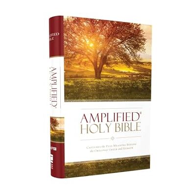 Zondervan Amplified Holy Bible, Hardcover: Captures the Full Meaning Behind the Original Greek and Hebrew - Publicité Zondervan Amplified Holy Bible, Hardcover: Captures the Full Meaning Behind the Original Greek and Hebrew - Publicité