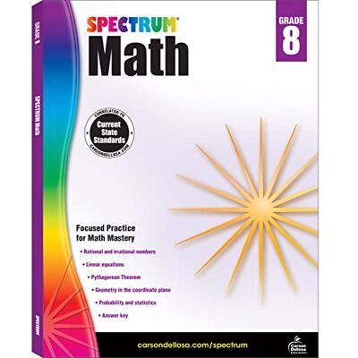 Spectrum Math, Grade 8 - Publicité Spectrum Math, Grade 8 - Publicité
