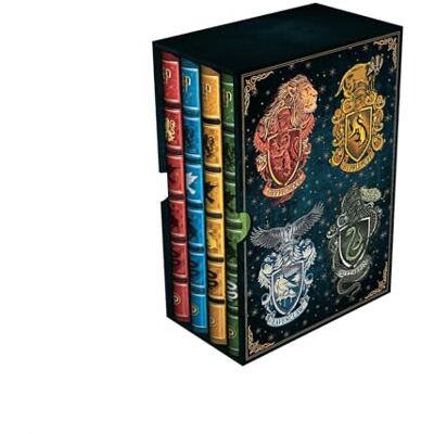 Coffret collector Paperblanks HARRY POTTER Les 4 maisons de Poudlard Assortiment de papeterie Midi - Publicité Coffret collector Paperblanks HARRY POTTER Les 4 maisons de Poudlard Assortiment de papeterie Midi - Publicité
