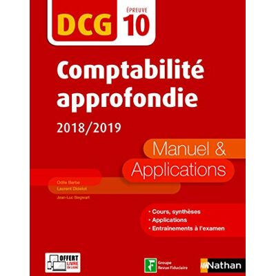 Barbe-Dandon, Odile Comptabilité approfondie DCG 10 Manuel et applications - Publicité Barbe-Dandon, Odile Comptabilité approfondie DCG 10 Manuel et applications - Publicité