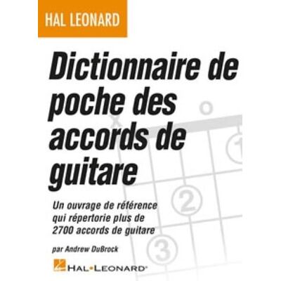 Andrew, Dubrock Dictionnaire de poche des accords de guitare un ouvrage de reference plus de 2700 accords de guitare - Publicité Andrew, Dubrock Dictionnaire de poche des accords de guitare un ouvrage de reference plus de 2700 accords de guitare - Publicité