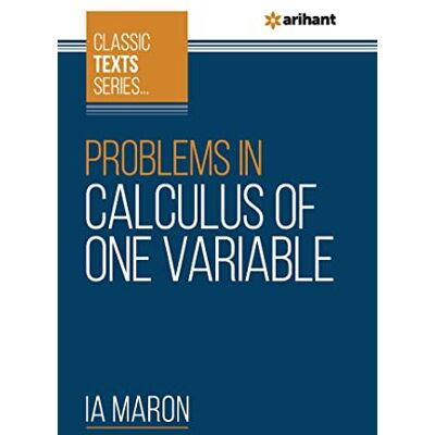 Maron, IA Problems In Calculus of One Variable - Publicité Maron, IA Problems In Calculus of One Variable - Publicité