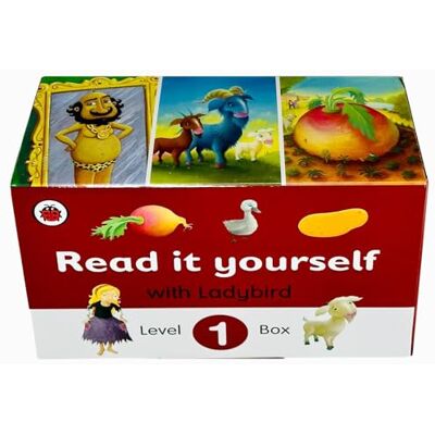 Ladybird Read it Yourself Tuck Box Level 1: 10 Books Box Set (Cinderella, The Three Billy Goats Gruff, The Emperor's New Clothes, Little Red Hen, The Ugly Duckling, The Enormous Turnip & More) - Publicité Ladybird Read it Yourself Tuck Box Level 1: 10 Books Box Set (Cinderella, The Three Billy Goats Gruff, The Emperor's New Clothes, Little Red Hen, The Ugly Duckling, The Enormous Turnip & More) - Publicité