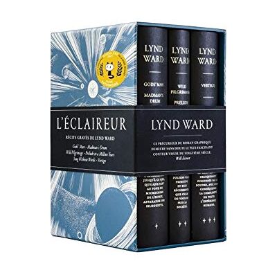 L’éclaireur: Récits gravés de Lynd Ward. Coffret en 3 volumes : Tomes 1 à 3 - Publicité L’éclaireur: Récits gravés de Lynd Ward. Coffret en 3 volumes : Tomes 1 à 3 - Publicité