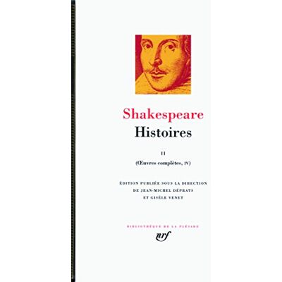 Shakespeare, William Histoires tome 2 (Oeuvres Complètes IV) - Publicité Shakespeare, William Histoires tome 2 (Oeuvres Complètes IV) - Publicité
