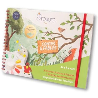 Astres et Cie LIVRET ETOILIUM Contes et fable 8 histoires à lire et à écouter + 30 fiches autocorrectives programmables sur l’ETOILIUM, 5-8 ans, 1 à 2 Joueurs, Jeu éducatif - Publicité Astres et Cie LIVRET ETOILIUM Contes et fable 8 histoires à lire et à écouter + 30 fiches autocorrectives programmables sur l’ETOILIUM, 5-8 ans, 1 à 2 Joueurs, Jeu éducatif - Publicité