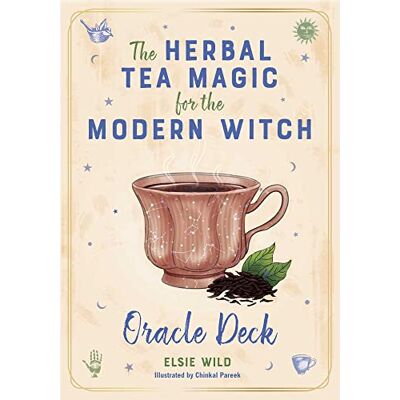 Wild, Elsie The Herbal Tea Magic for the Modern Witch Oracle Deck: A 40-Card Deck and Guidebook for Creating Tea Readings, Herbal Spells, and Magical Rituals - Publicité Wild, Elsie The Herbal Tea Magic for the Modern Witch Oracle Deck: A 40-Card Deck and Guidebook for Creating Tea Readings, Herbal Spells, and Magical Rituals - Publicité