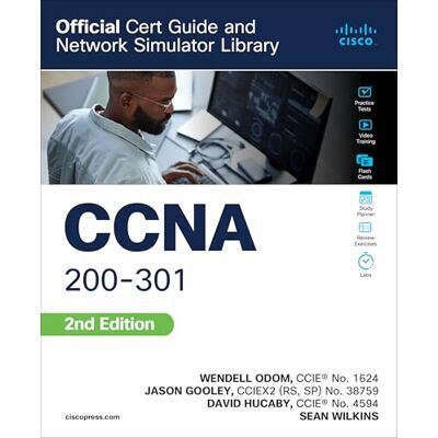 Wilkins, Sean Ccna 200-301 Official Cert Guide and Network Simulator Library - Publicité Wilkins, Sean Ccna 200-301 Official Cert Guide and Network Simulator Library - Publicité