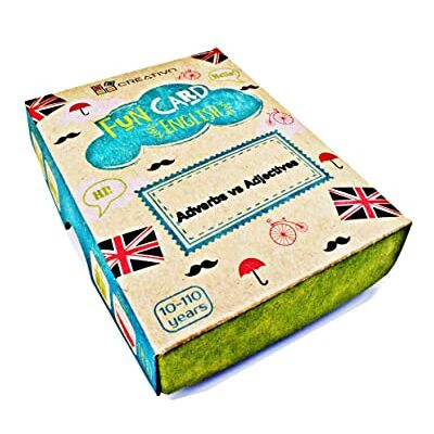 Fun Card English ADVERBS vs ADJECTIVES (Grammar and Vocabulary Flashcards + Exciting Game) - Publicité Fun Card English ADVERBS vs ADJECTIVES (Grammar and Vocabulary Flashcards + Exciting Game) - Publicité