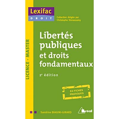 Biagini-Girard, Sandrine Libertés publiques et droits fondamentaux: 2e édition - Publicité Biagini-Girard, Sandrine Libertés publiques et droits fondamentaux: 2e édition - Publicité