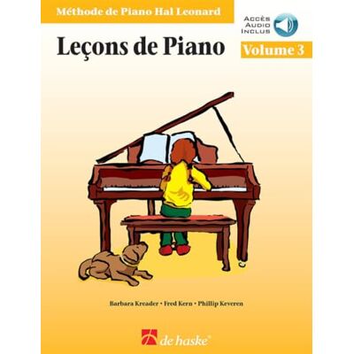 Kreader_kern_keveren Leçons de Piano, volume 3. Comprend Enregistrement(s) en ligne - Publicité Kreader_kern_keveren Leçons de Piano, volume 3. Comprend Enregistrement(s) en ligne - Publicité