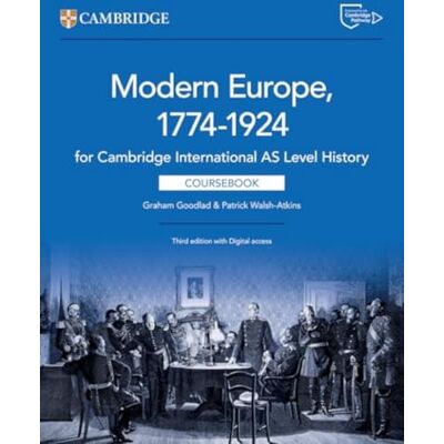 Goodlad, Graham Cambridge International As Level History Modern Europe 1774–1924 Coursebook With Digital Access 2 Years - Publicité Goodlad, Graham Cambridge International As Level History Modern Europe 1774–1924 Coursebook With Digital Access 2 Years - Publicité