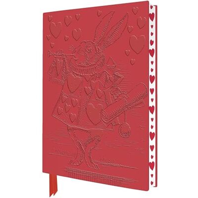Alice in Wonderland White Rabbit Artisan Art Notebook: White Rabbit Artisan Art Notebook Flame Tree Journals - Publicité Alice in Wonderland White Rabbit Artisan Art Notebook: White Rabbit Artisan Art Notebook Flame Tree Journals - Publicité