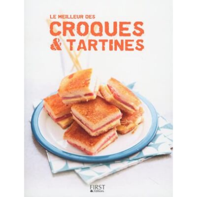 Collectif Le meilleur des croques & tartines - Publicité Collectif Le meilleur des croques & tartines - Publicité