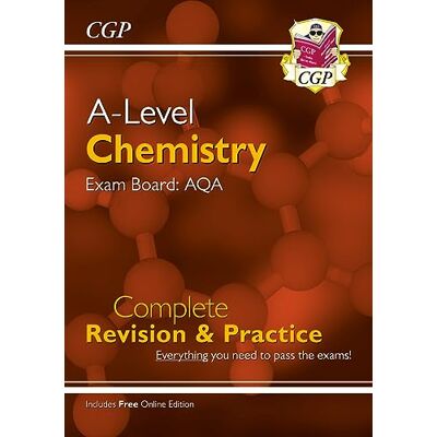CGP Books A-Level Chemistry: AQA Year 1 & 2 Complete Revision & Practice with Online Edition - Publicité CGP Books A-Level Chemistry: AQA Year 1 & 2 Complete Revision & Practice with Online Edition - Publicité