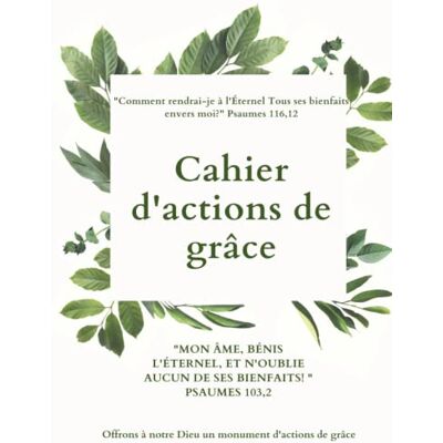 D. Guezet, Paule M. Cahier d'actions de grâce: Version feuilles (Couverture dure) - Publicité D. Guezet, Paule M. Cahier d'actions de grâce: Version feuilles (Couverture dure) - Publicité
